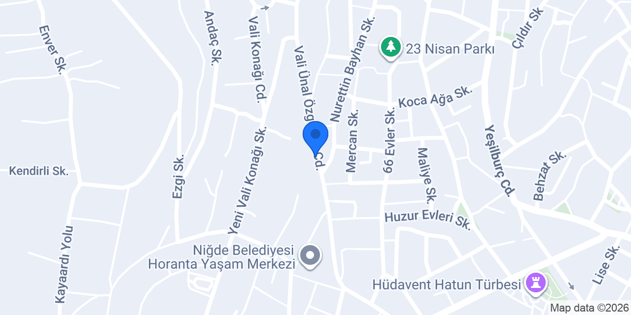 Özden Market konumu