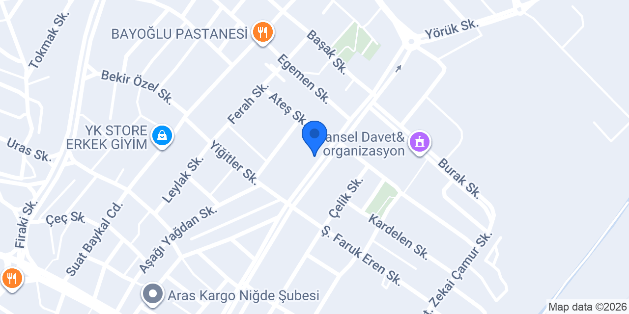 Zirve Alüminyum konumu
