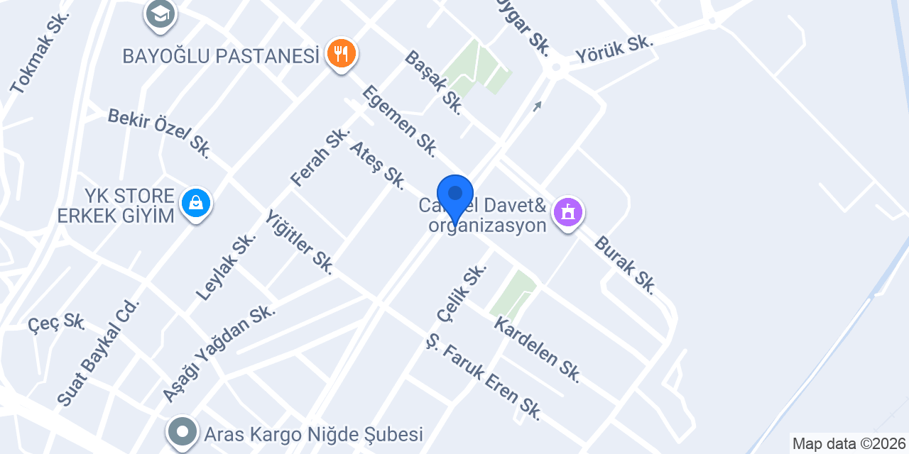 Özen Dondurma: Niğde Dondurmacısı konumu