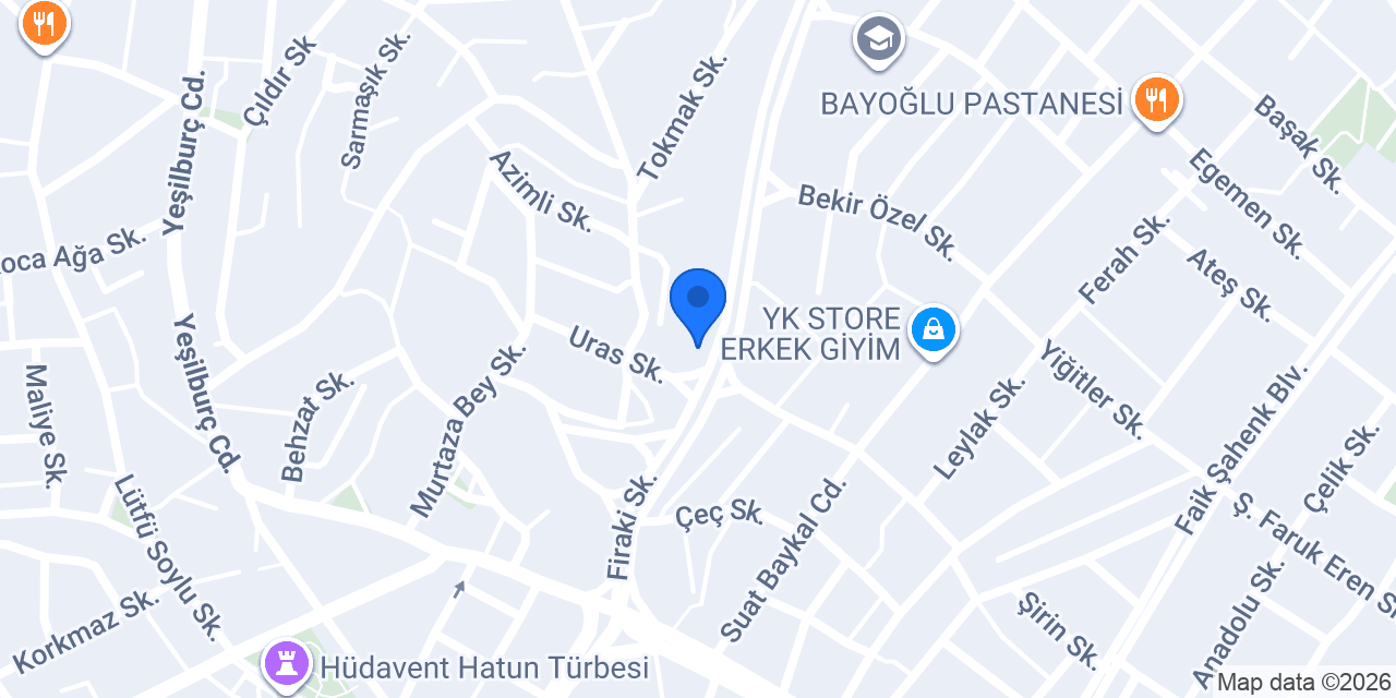 ÇA ORGANİZASYON konumu