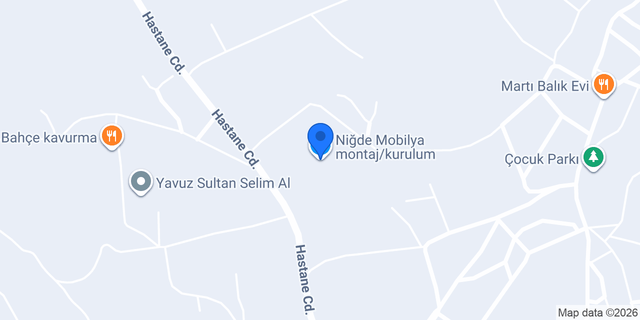 Niğde Mobilya montaj/kurulum konumu
