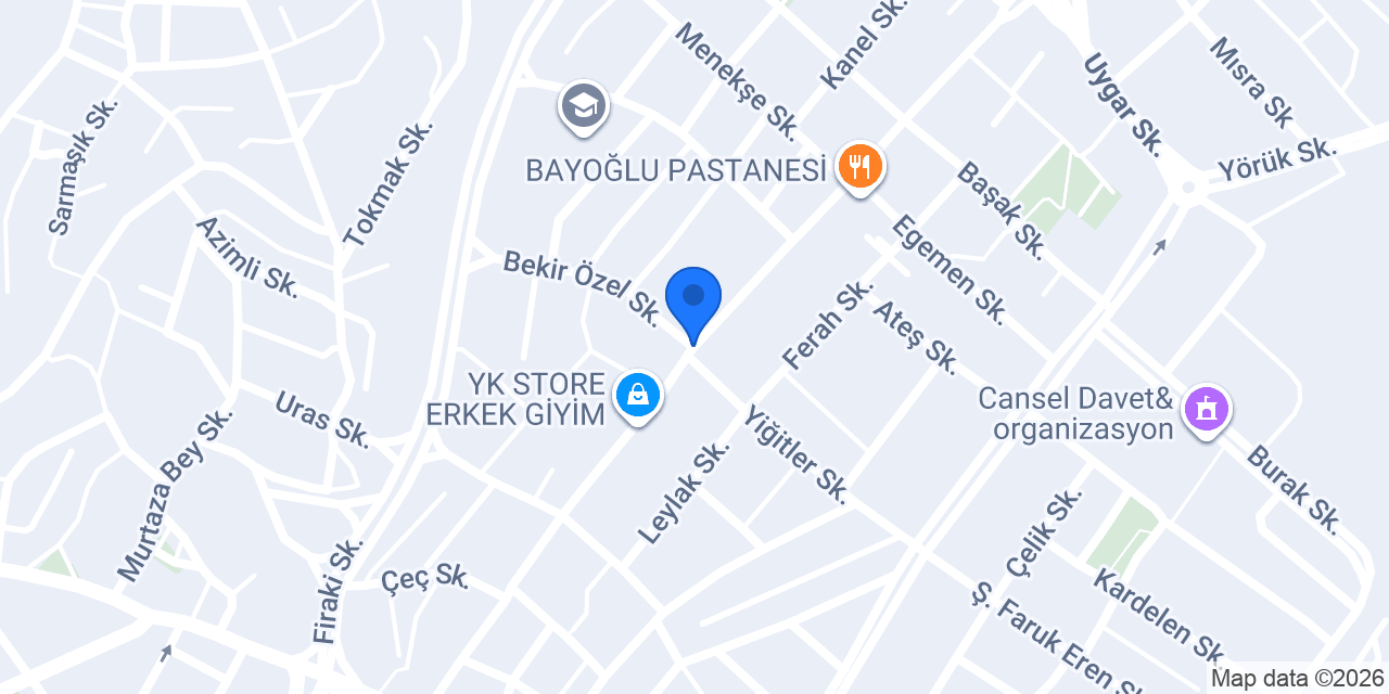 Gül terzi konumu