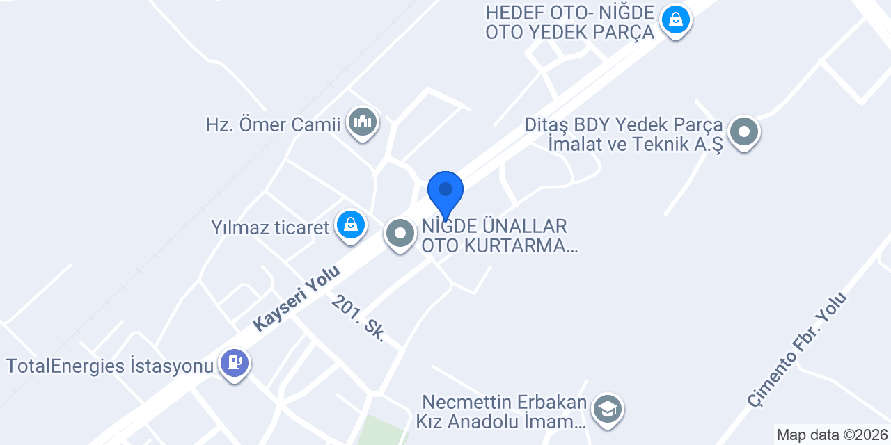 EFELER İNŞAAT MALZEMELERİ konumu