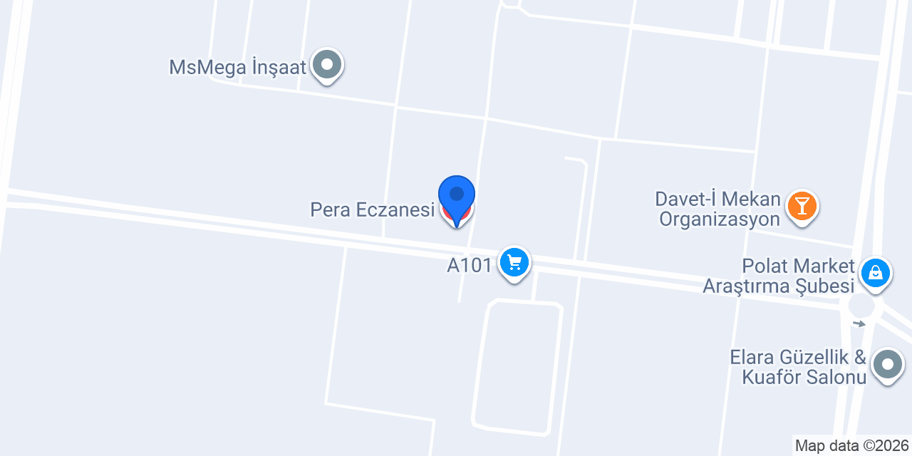 Pera Eczanesi konumu