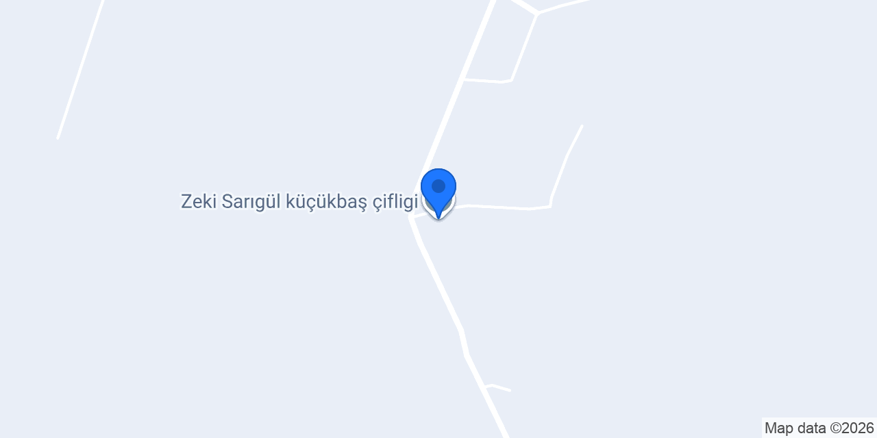 Zeki Sarıgül küçükbaş çifligi konumu