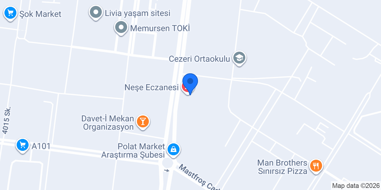 Neşe Eczanesi konumu