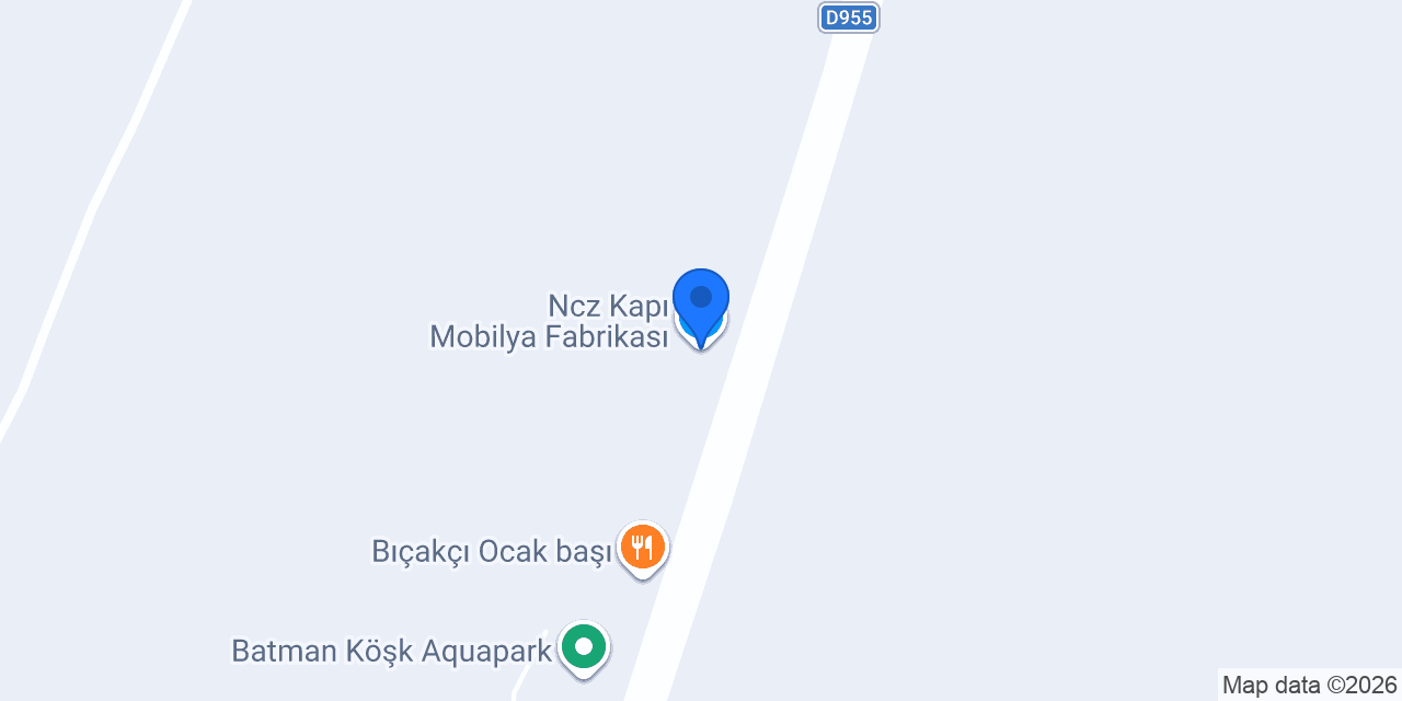 Ncz Kapı Mobilya Fabrikası konumu