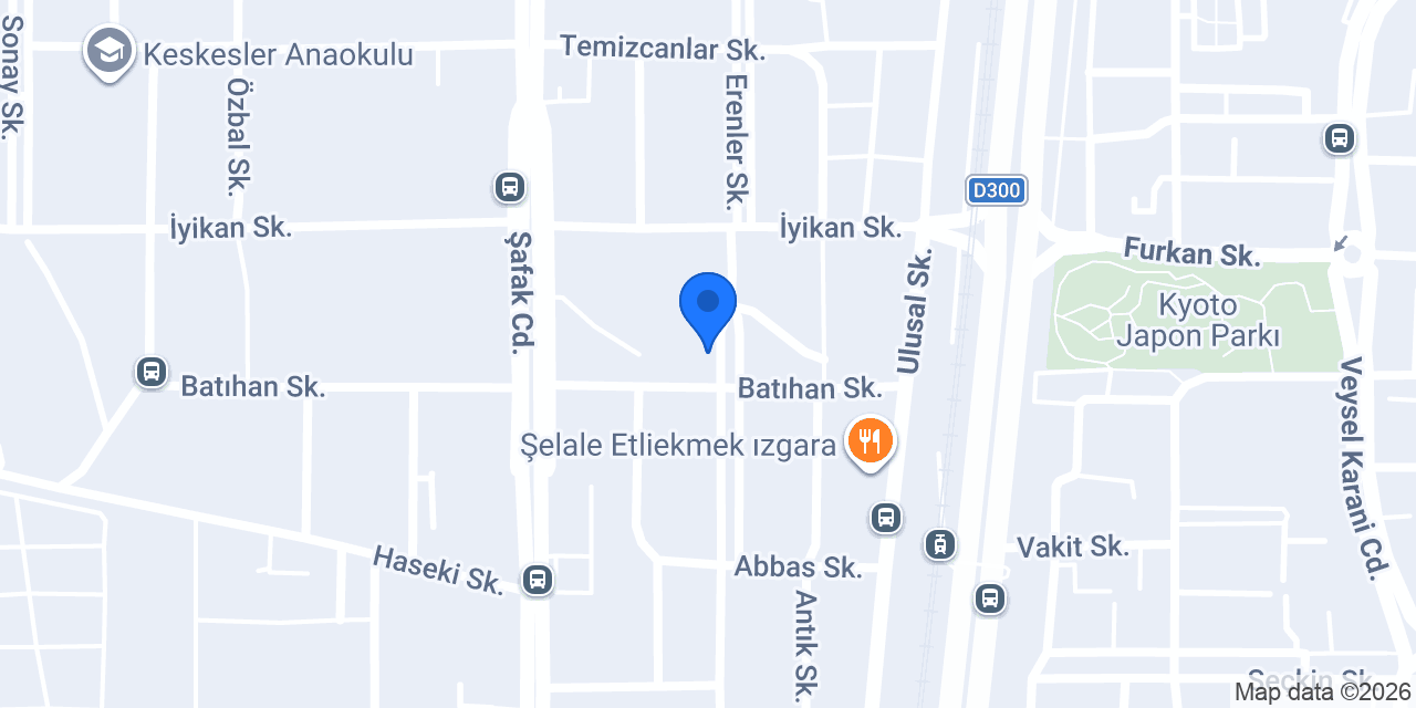 Konya British Town Dil Okulu konumu