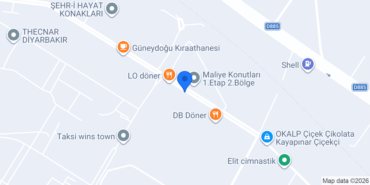 Kuaför Şiyar Kaplan konumu