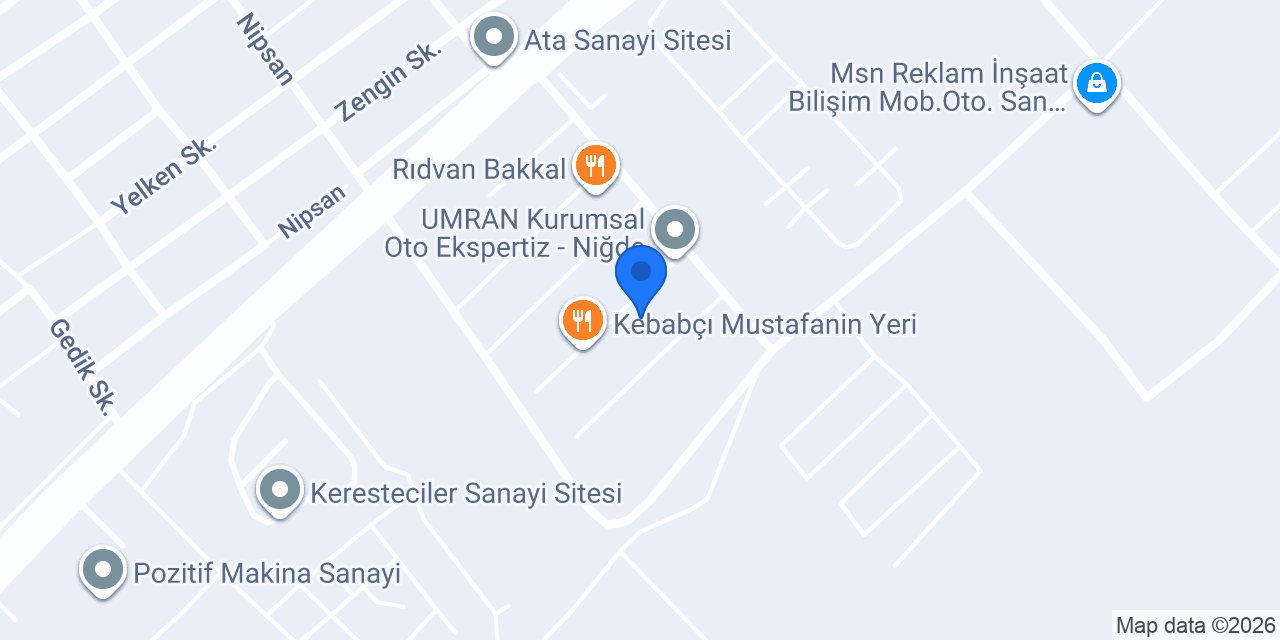 Vmt Oto yıkama konumu