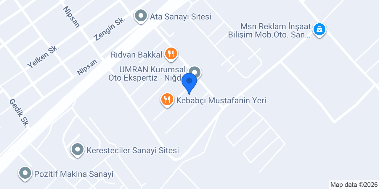 Aldanmaz Oto konumu