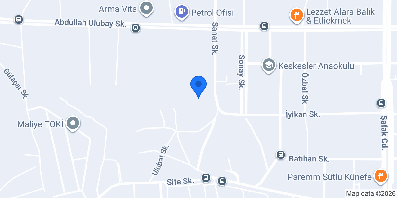 Özel Büyükşehir A Plus Hastanesi konumu