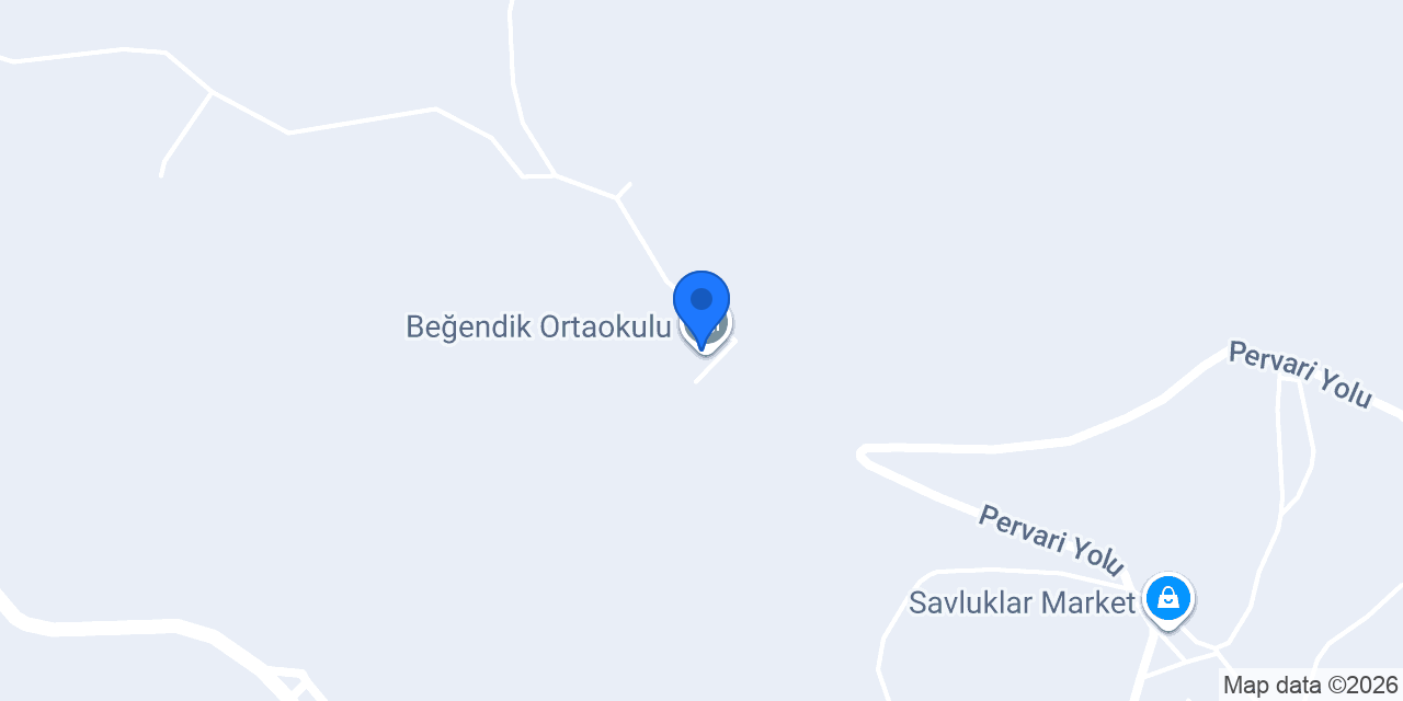 Beğendik Ortaokulu konumu