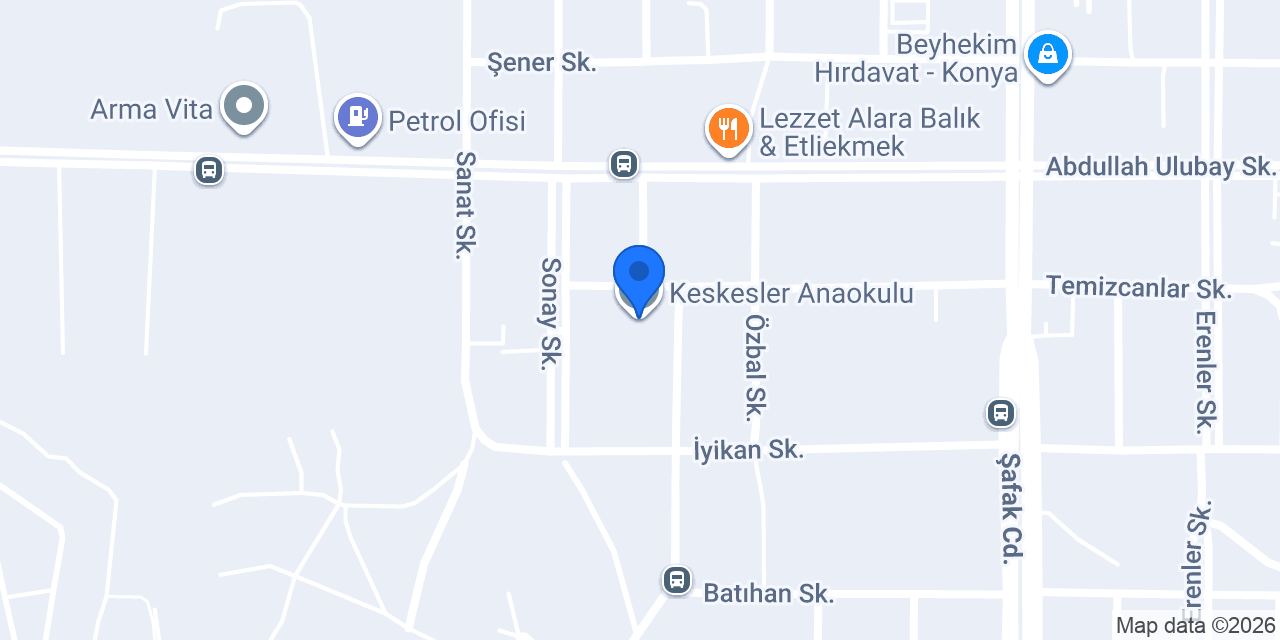 Keskesler Anaokulu konumu