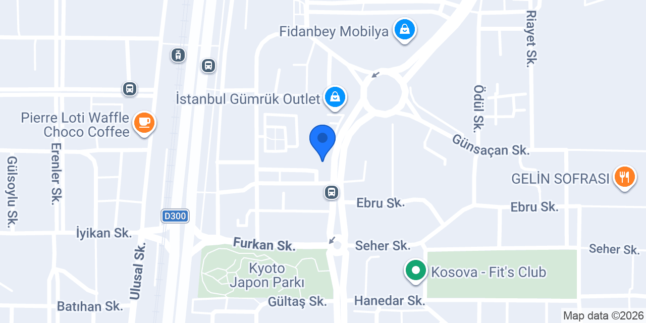 Alsancak Halı Mobilya konumu