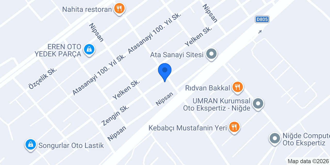 Saraçoğlu metal konumu