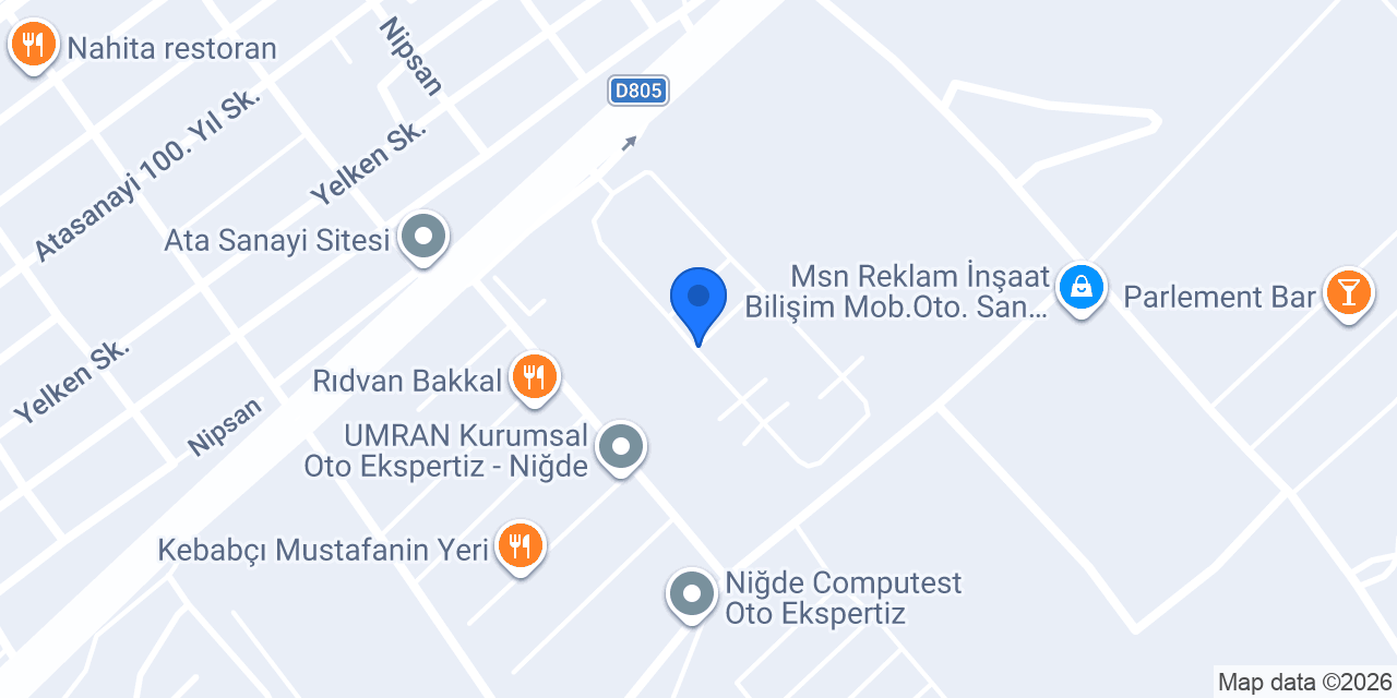 Selçuk Oto konumu