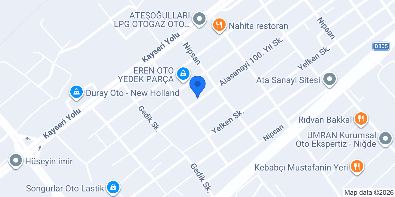 Günaydin Oto konumu