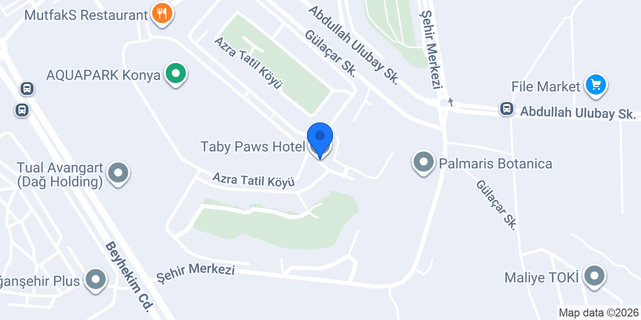 Taby Paws Hotel konumu