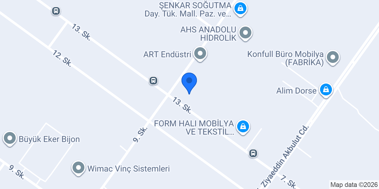 FEVZİ ARÇEK OTOMOTİV konumu