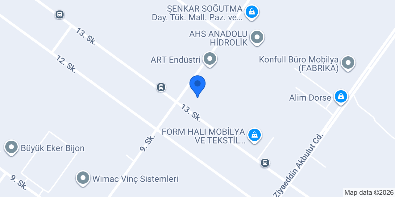 Derya Güneş Kollektörleri konumu