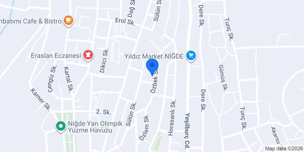 Niğde Taksi Acil konumu