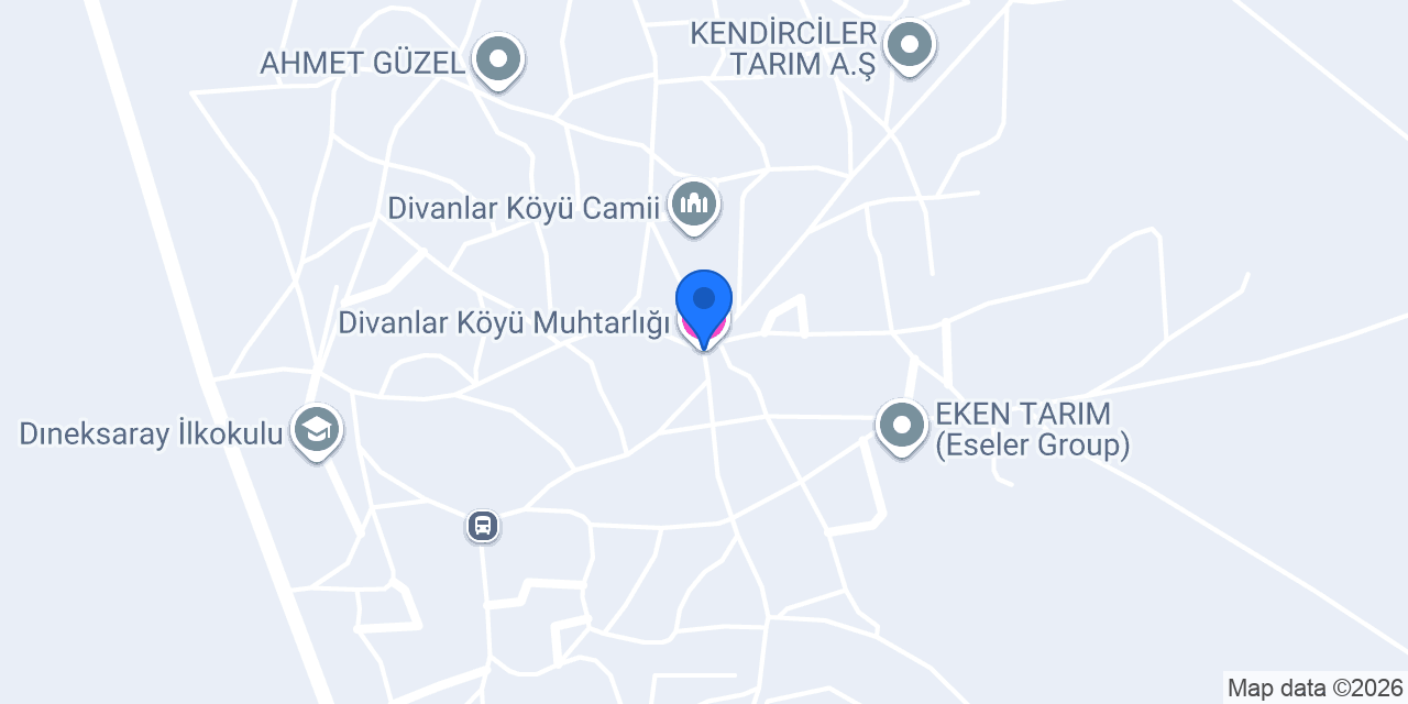 Divanlar Köyü Muhtarlığı konumu