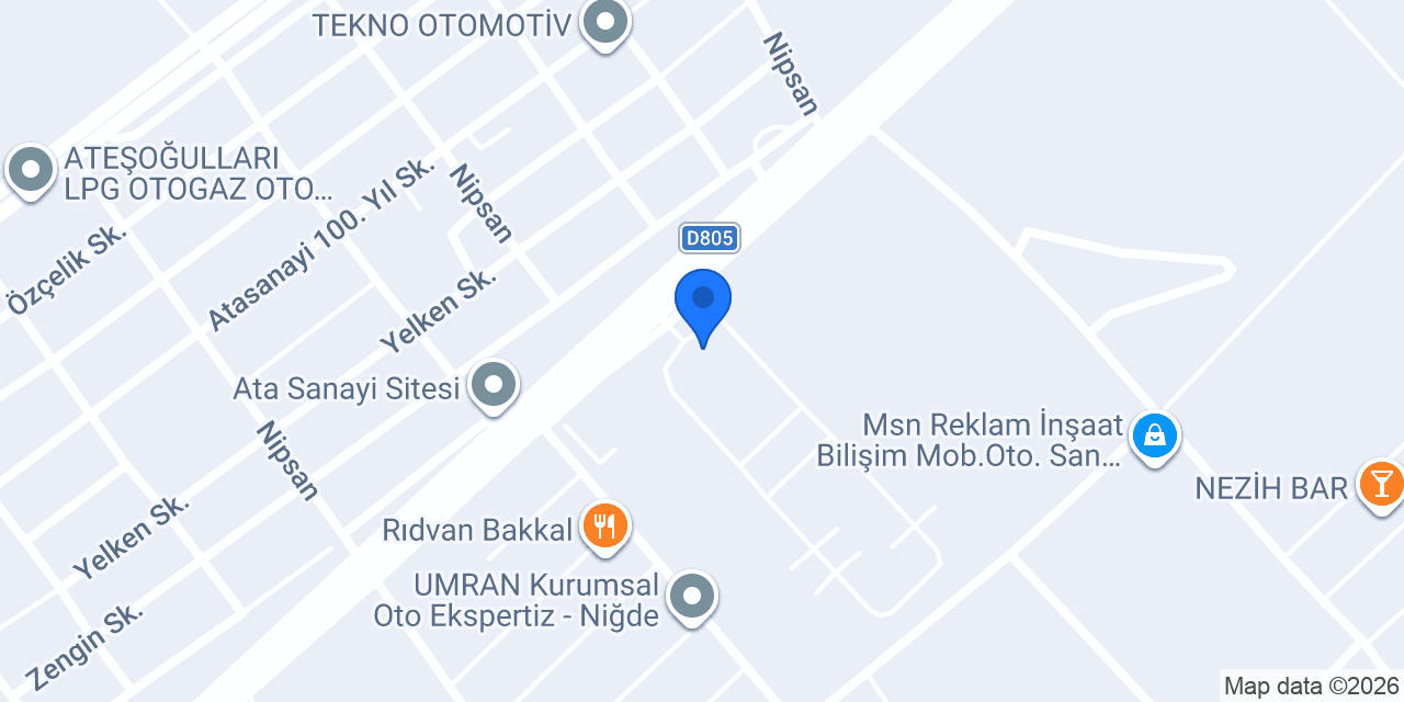KAYALAR AUTO konumu