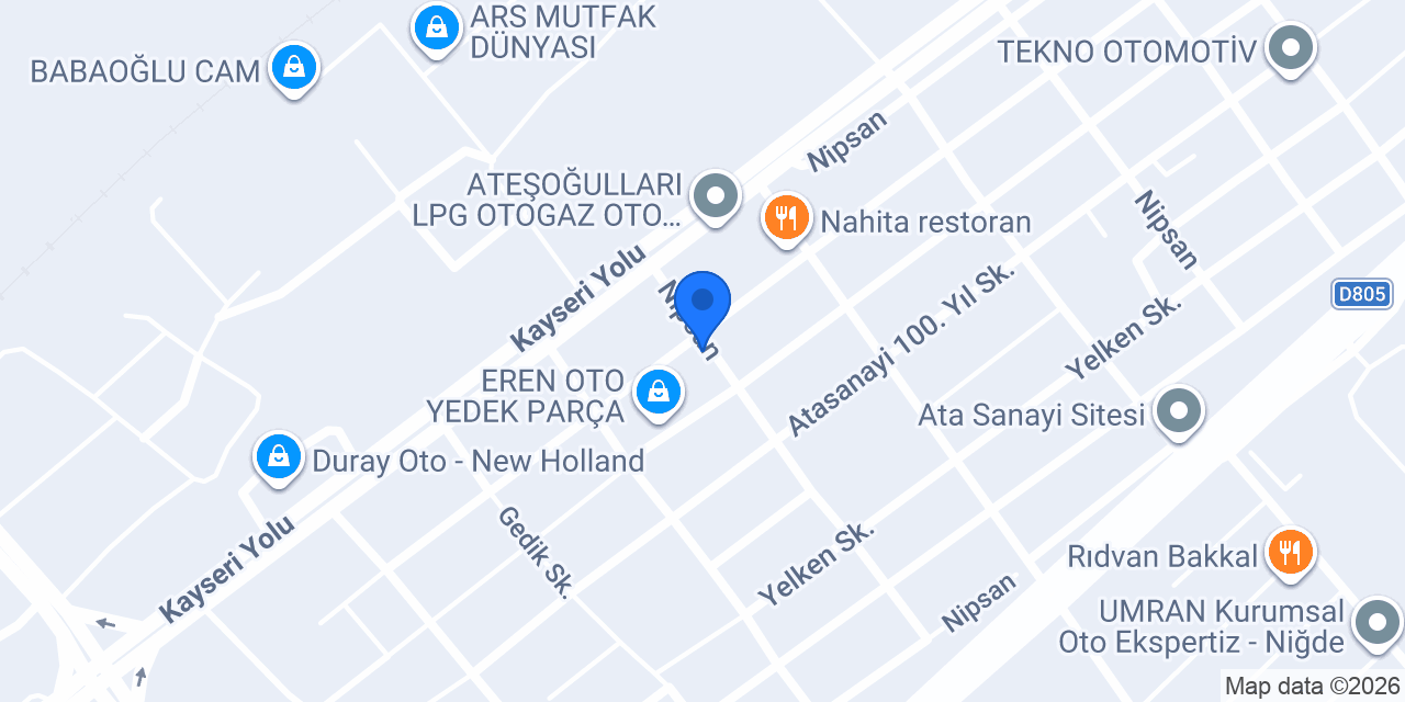 Akbulut Otomotiv Özel Servis konumu
