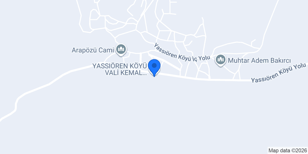 YASSIÖREN KÖYÜ VALİ KEMAL KATITAŞ İLKOKULU konumu