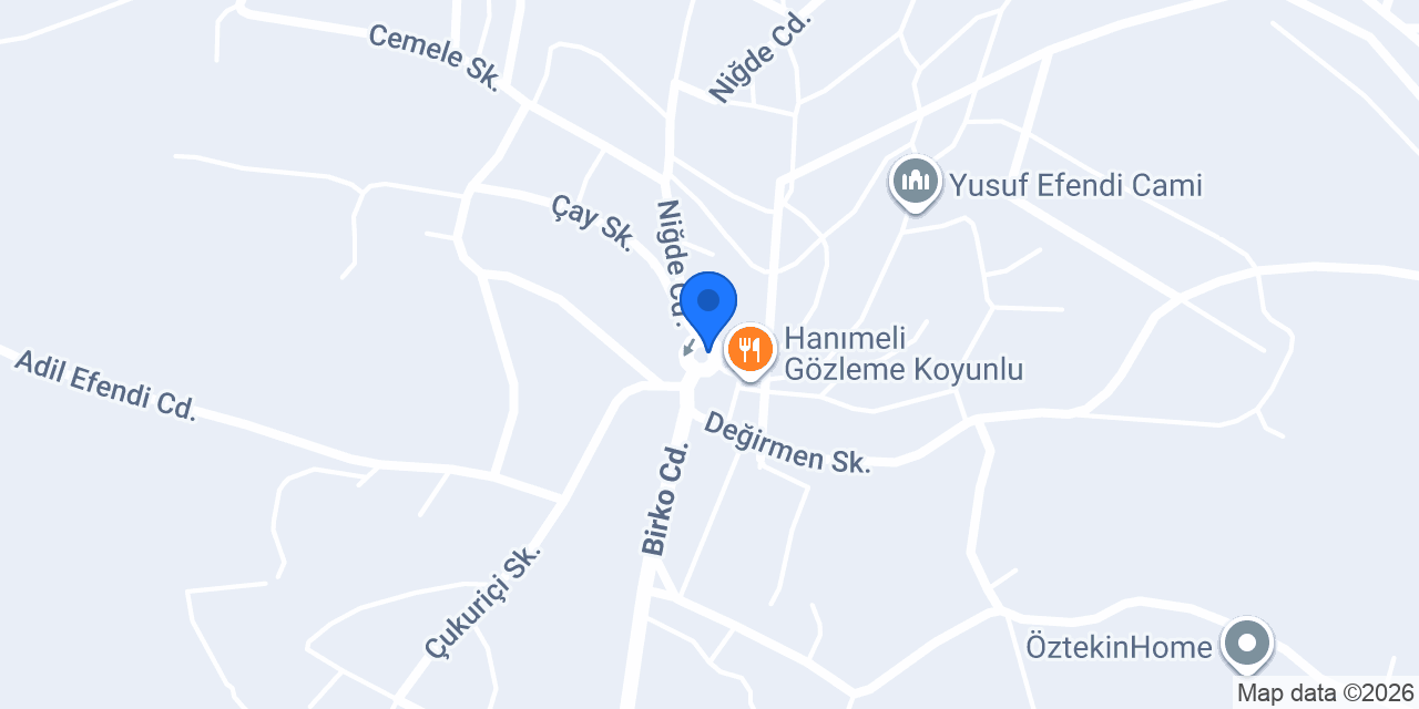Hanımeli Gözleme konumu