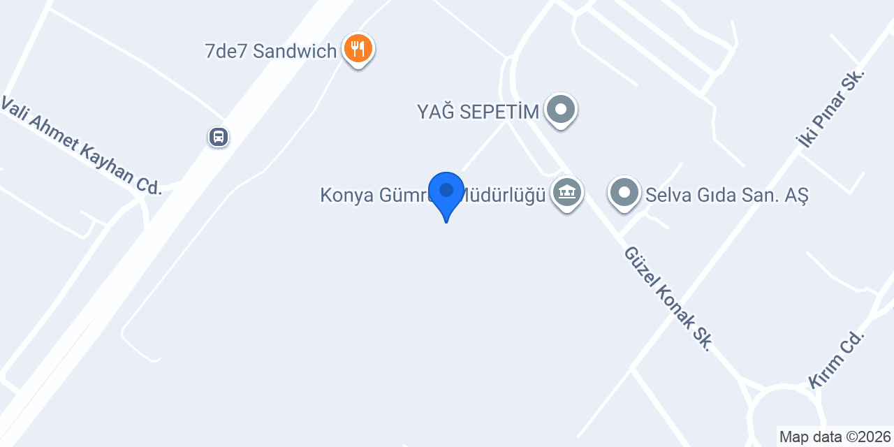 OLGAÇ Endüstriyel konumu