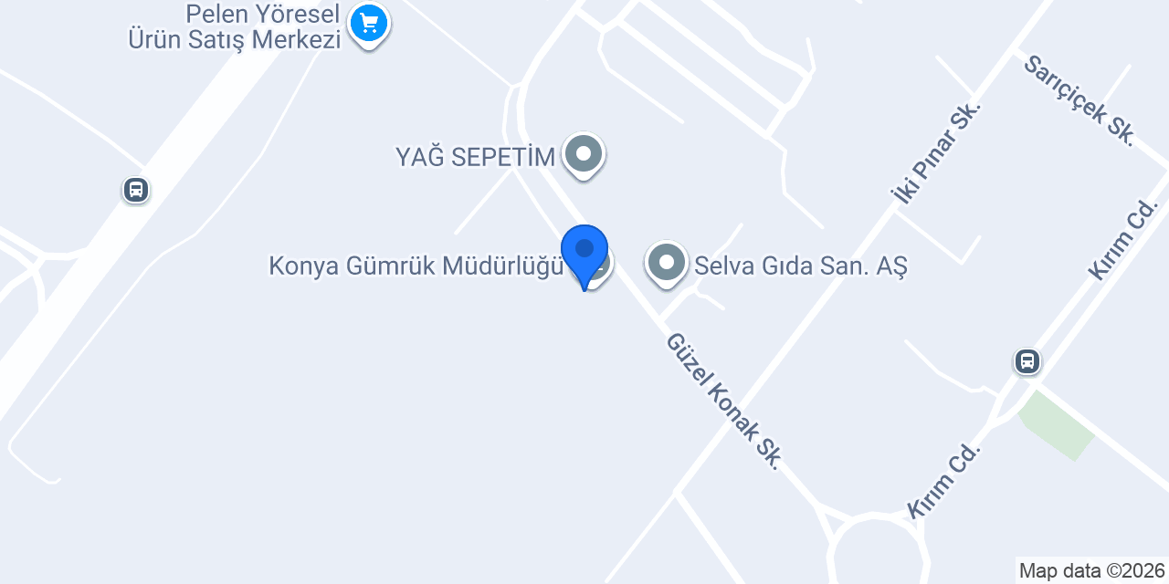 Konya Gümrük Müdürlüğü konumu