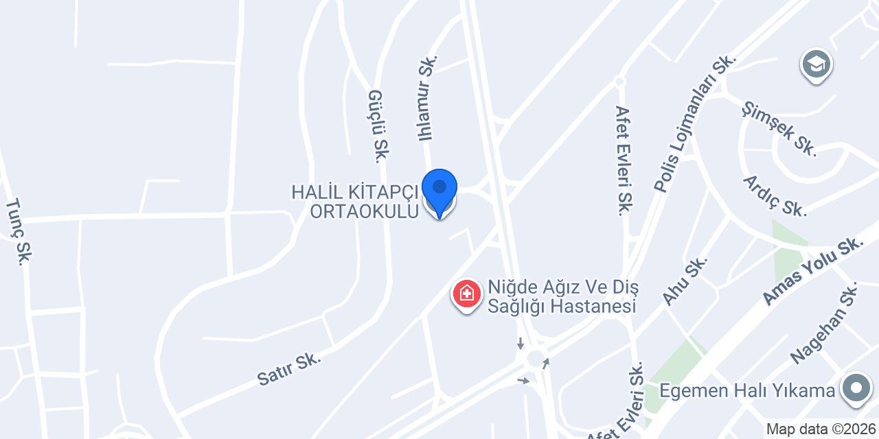 HALİL KİTAPÇI ORTAOKULU konumu