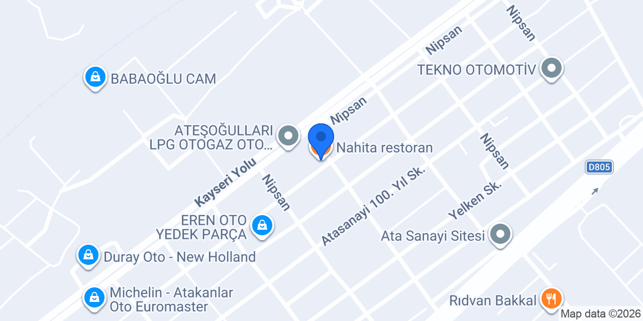 Nahita restoran konumu