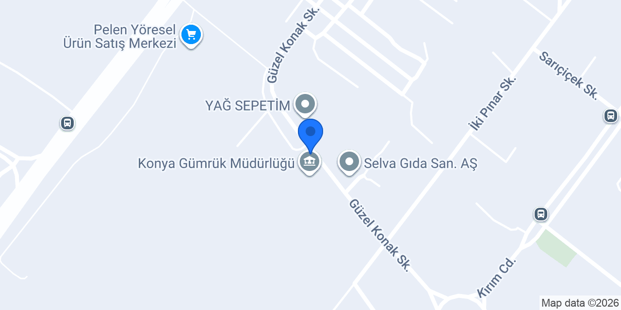 Fethi Demir - Konya Gümrük - FD Gümrükleme konumu