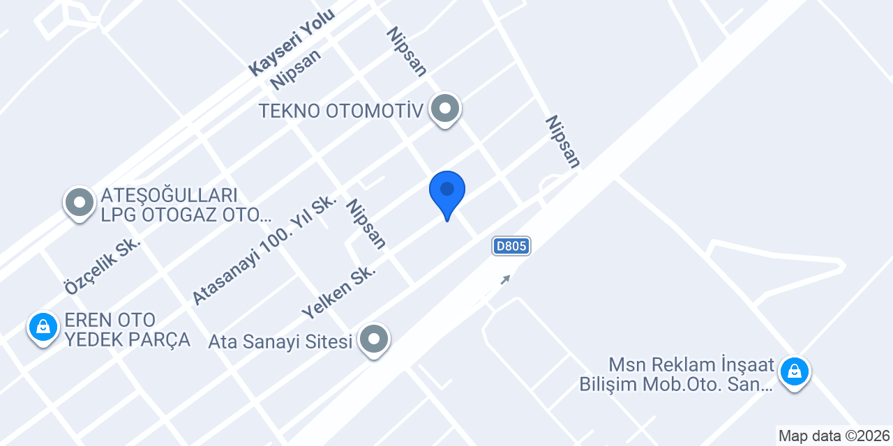 ATEŞ OTO YIKAMA konumu