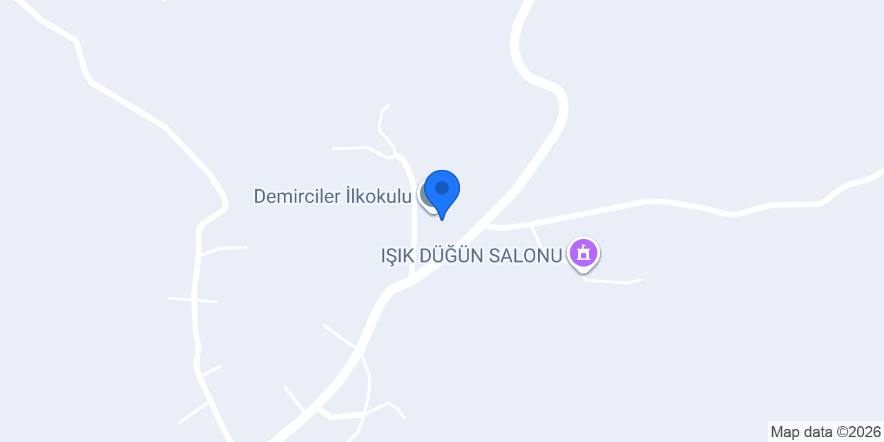 Demirciler İlkokulu konumu