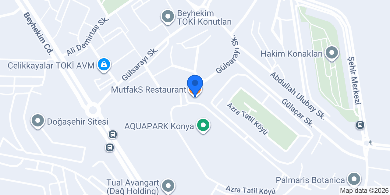 MutfakS Restaurant konumu