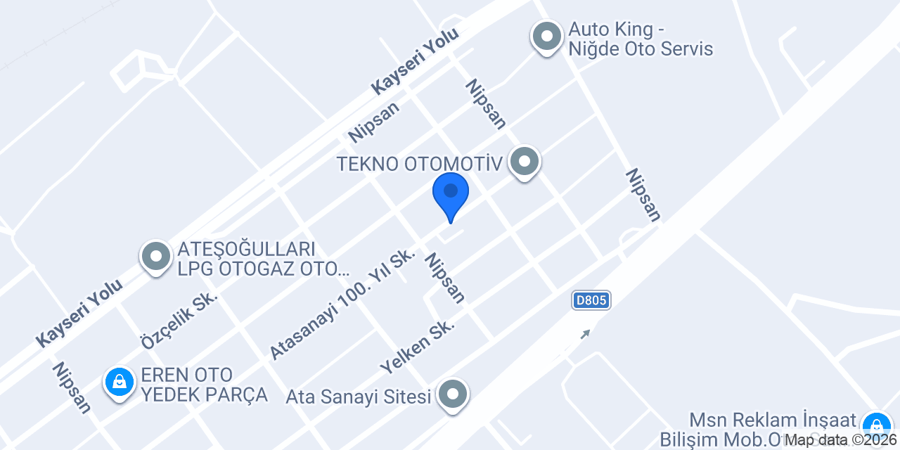 Sefa Alüminyum konumu
