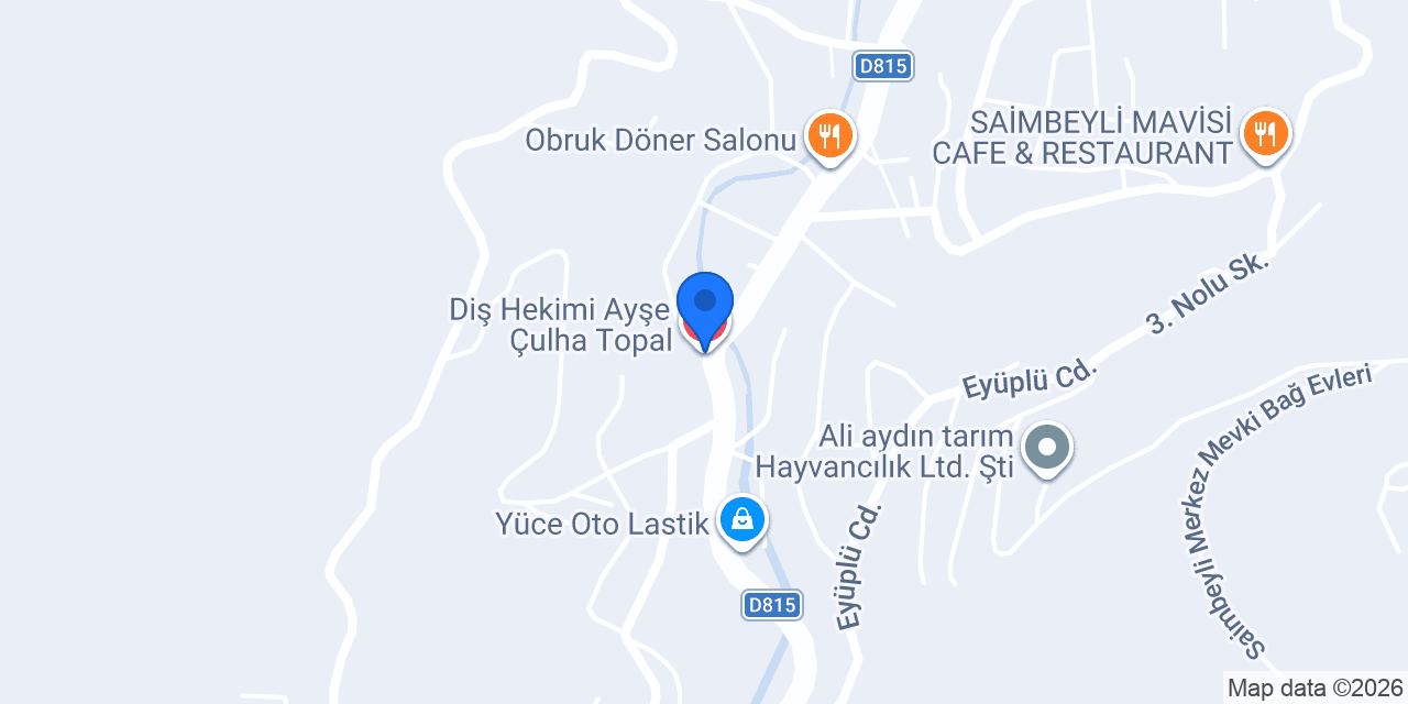 Diş Hekimi Ayşe Çulha Topal konumu