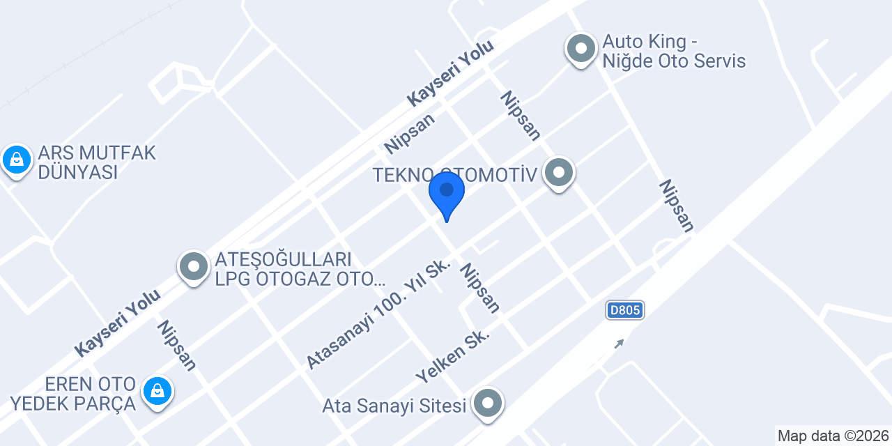 BAY Opel Özel Servis konumu