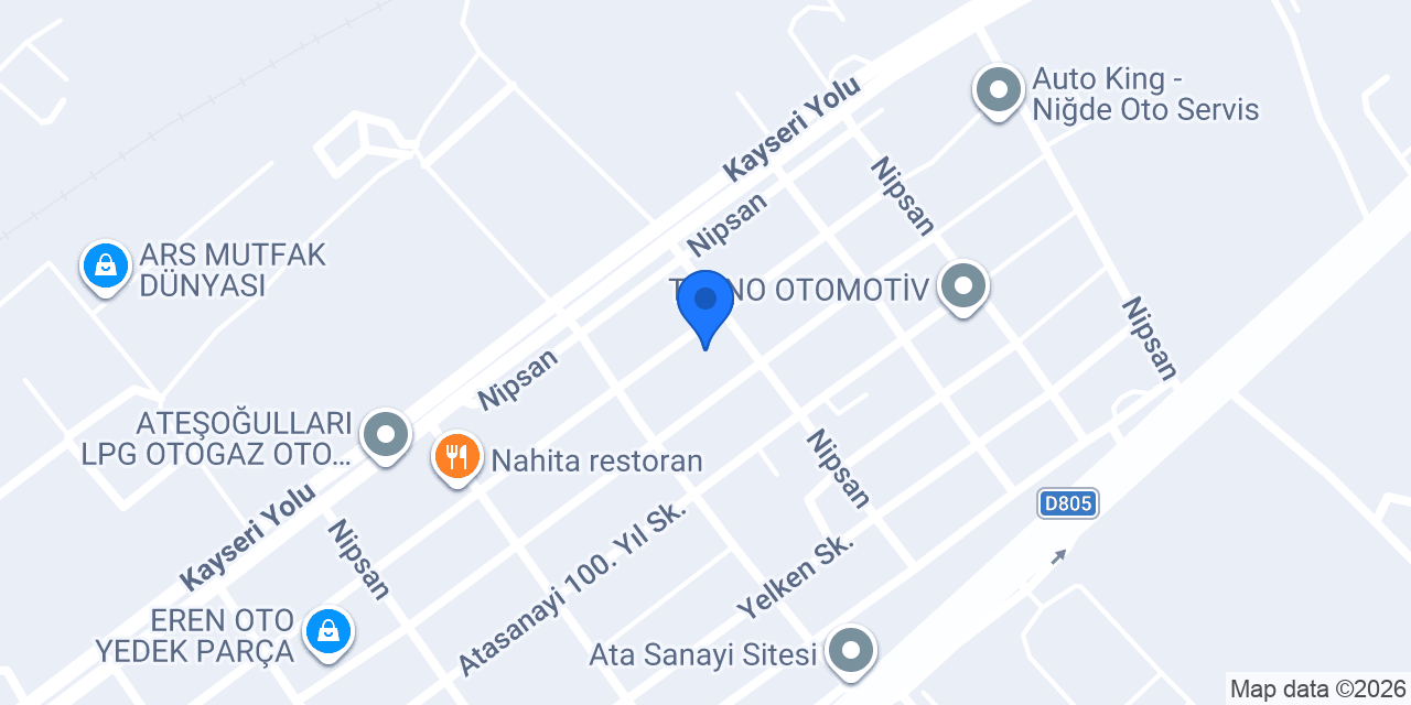Ömür Oto konumu