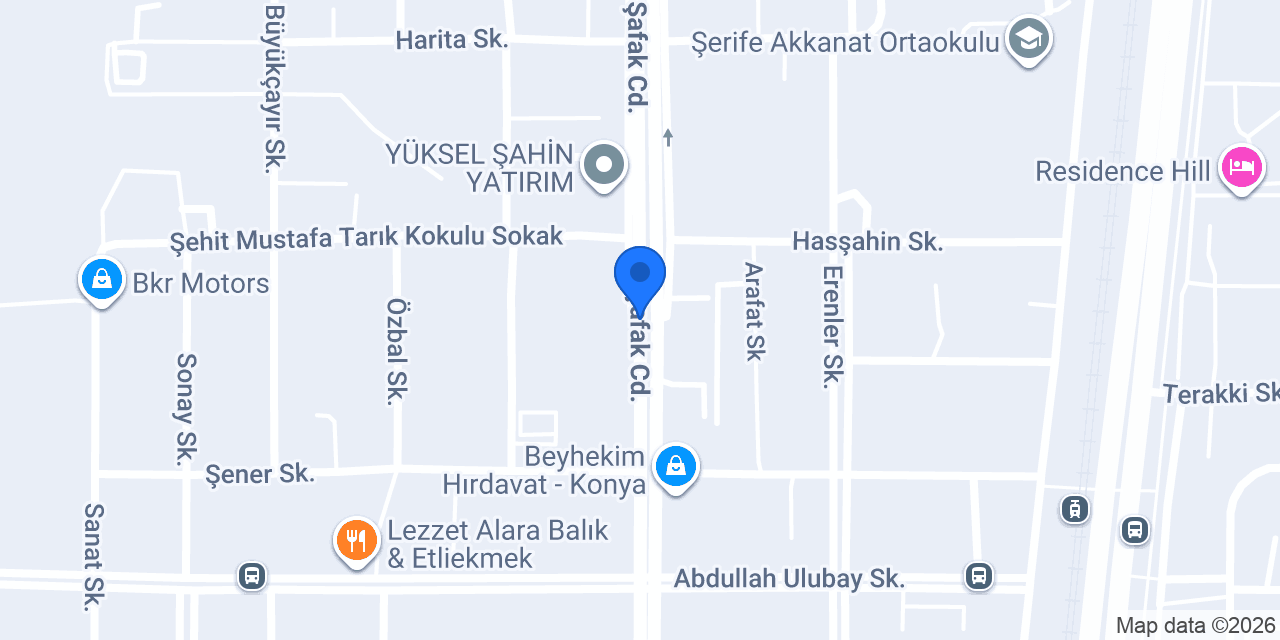 Yazır Taksi ED konumu