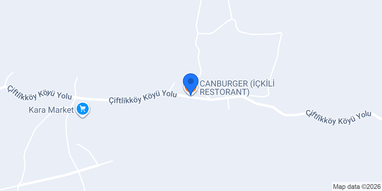 CANBURGER (İÇKİLİ RESTORANT) konumu