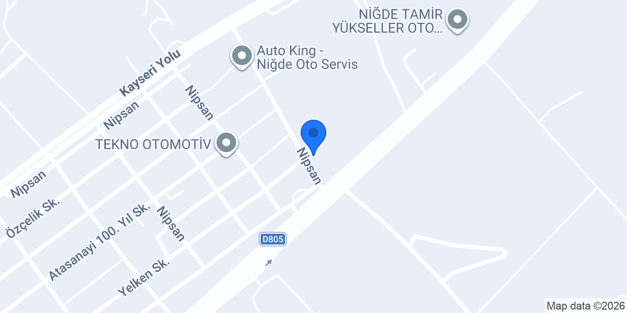 Öcal oto kaporta konumu