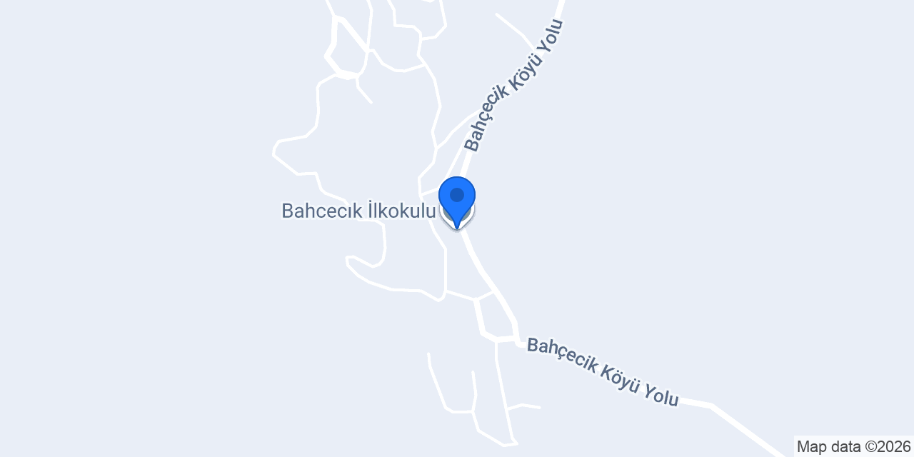 Bahcecık İlkokulu konumu