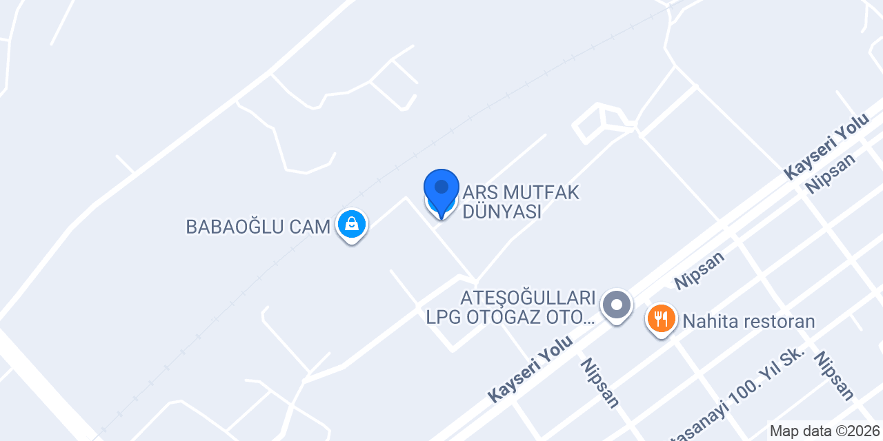 ARS MUTFAK DÜNYASI konumu