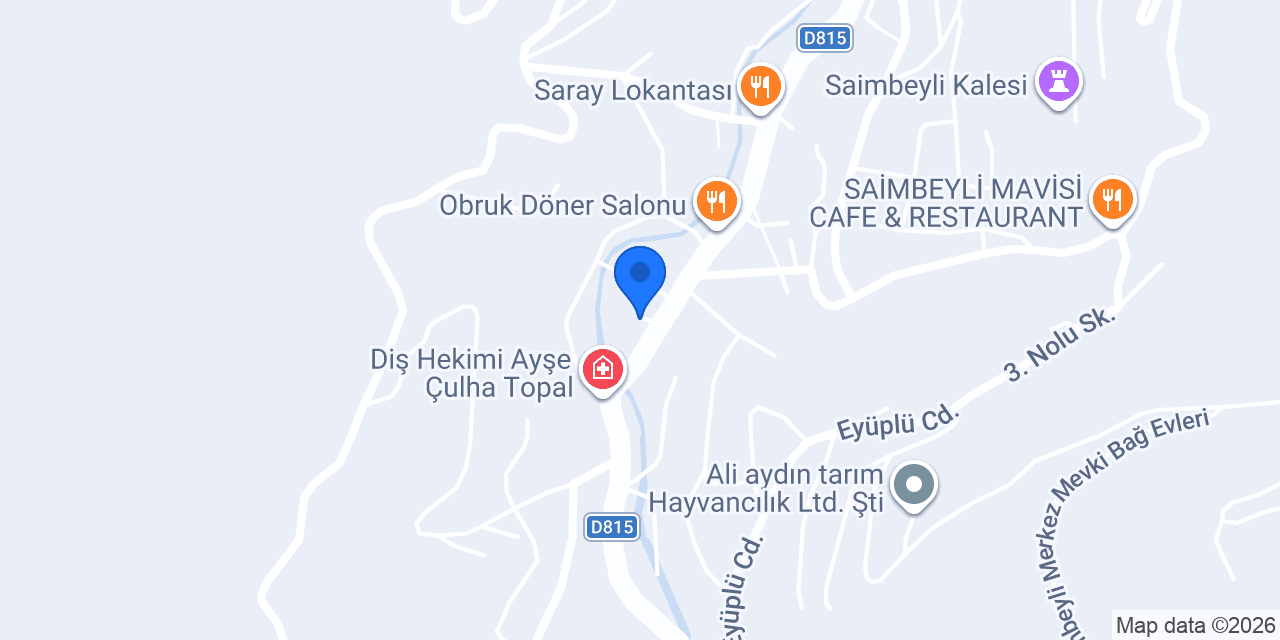 Saimbeyli İlçe Nüfus Müdürlüğü konumu
