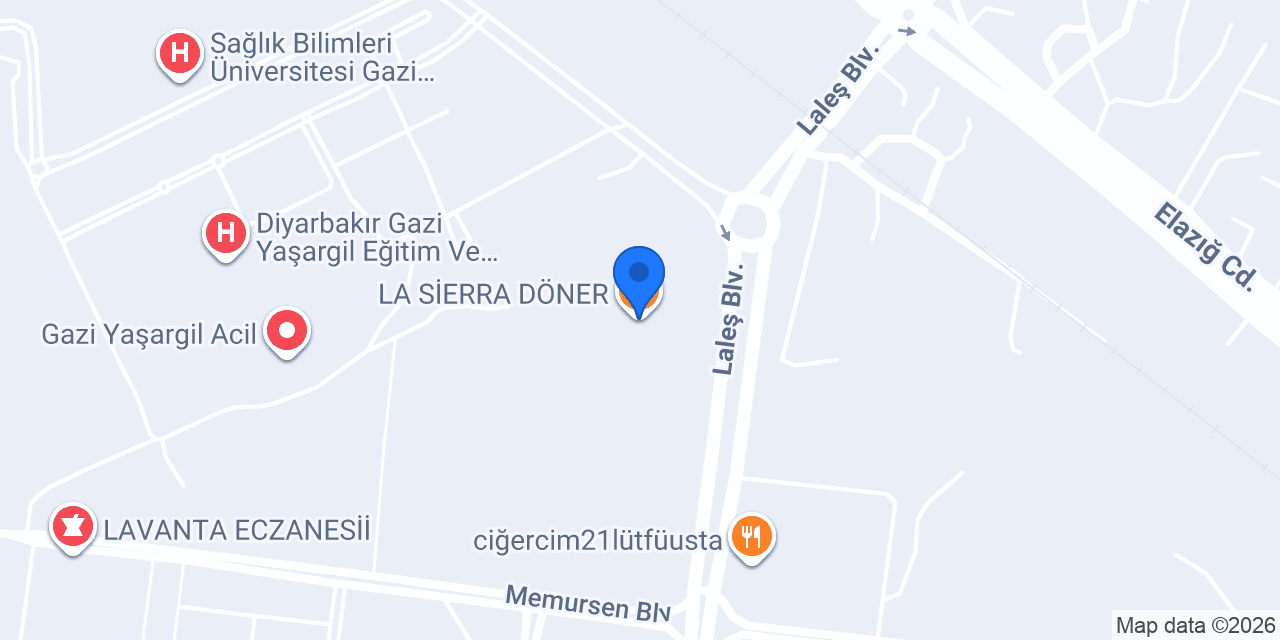 LA SİERRA DÖNER konumu